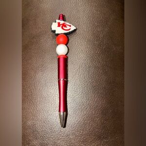Red and White KC Chiefs Pen